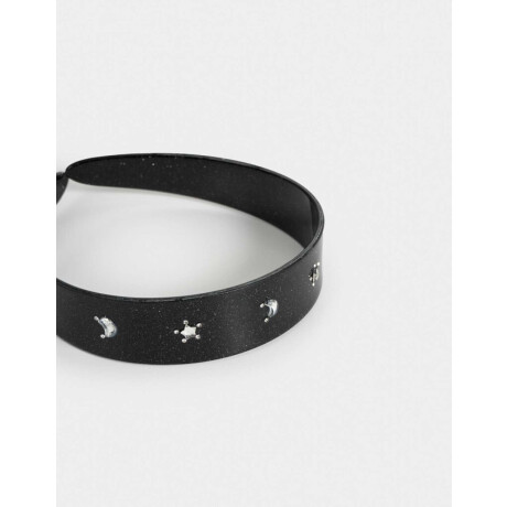 Vincha Rígida Con Glitter Combinacion Bicolor