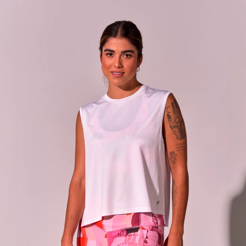 Remera Tank Joana de Mujer Blanco