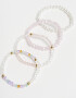 Pulseras Elásticas Sets Mostacillas Pulseras Elásticas Sets Con Mostacillas - Combinacion Multicolor