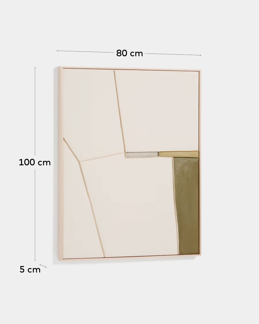 Cuadro abstracto Deravia 80 x 100 cm 80 x 100 cm