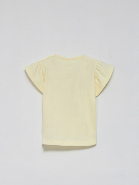 Remera volados Amarilla
