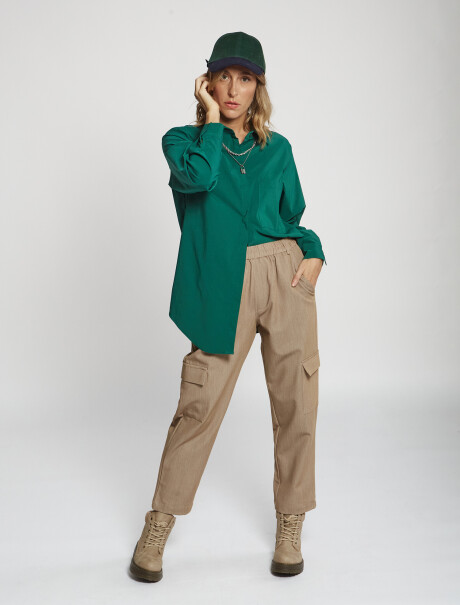 Camisa lisa verde