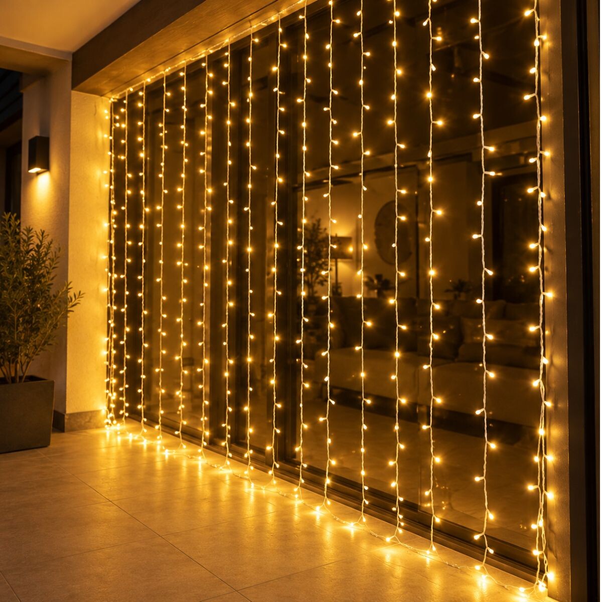 Cortina de Luces - Fija - 3M 
