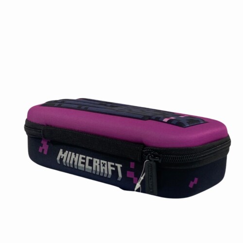 Cartuchera 3D Mooving Minecraft Negro