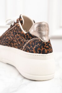 Zapatilla Animal Print Marrón