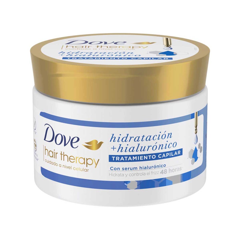 DOVE CREMA TRAT CAPILAR THERHIDRA+HIALU única