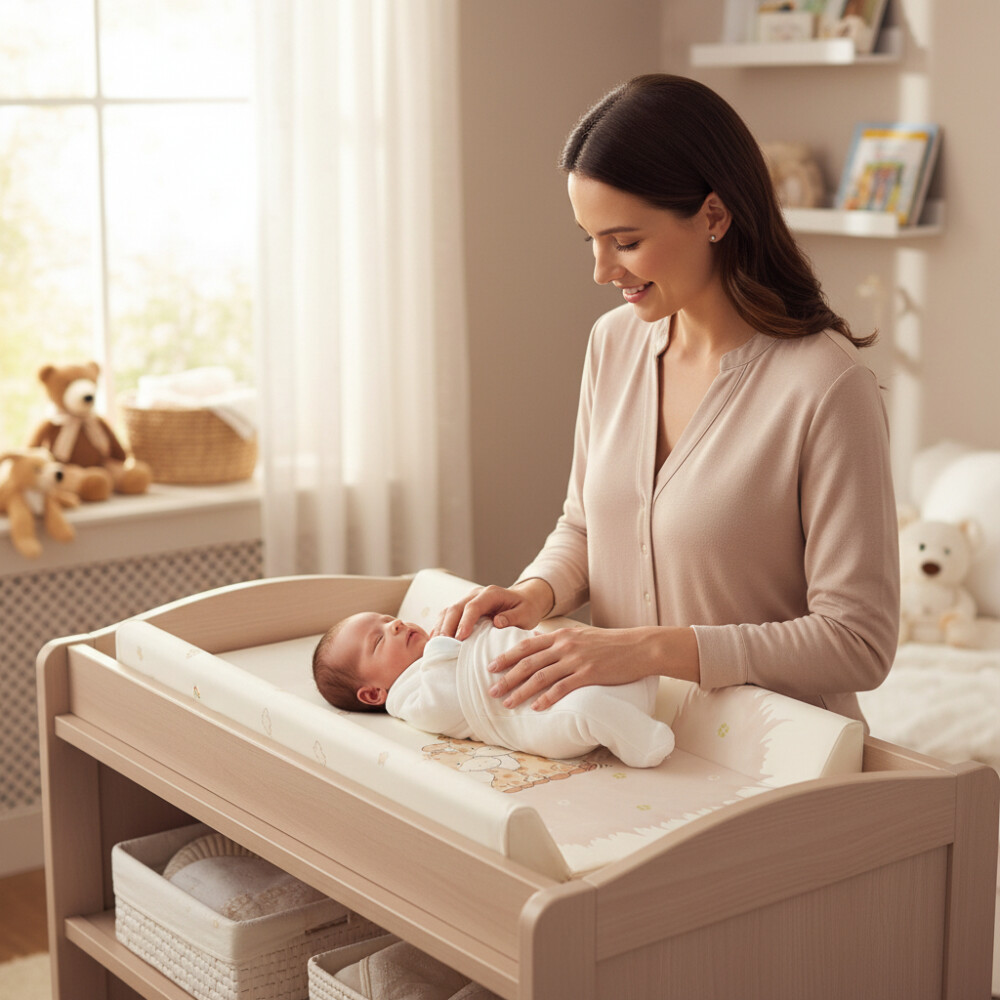 Cambiador rigido LORELLI 70x50 jirafa amarilla