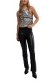 JAMES SEQUIN TANK Plata