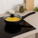 OLLA CACEROLA CUORI NERO 18CM 1,9 LITROS NEGRO