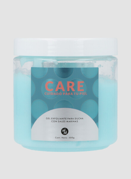 Gel exfoliante para ducha <br /> con sales marinas 300g Care