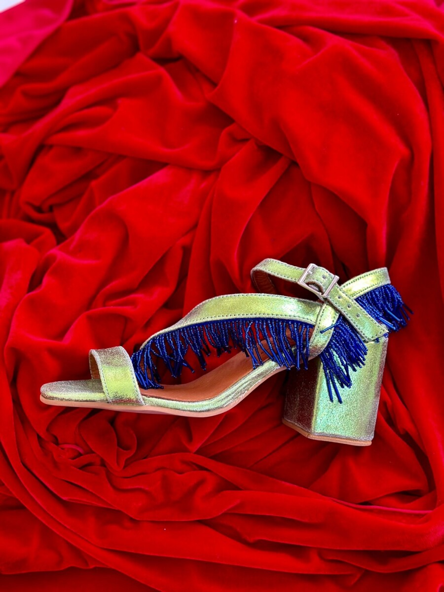 Fringes Sandal - Pistacho 