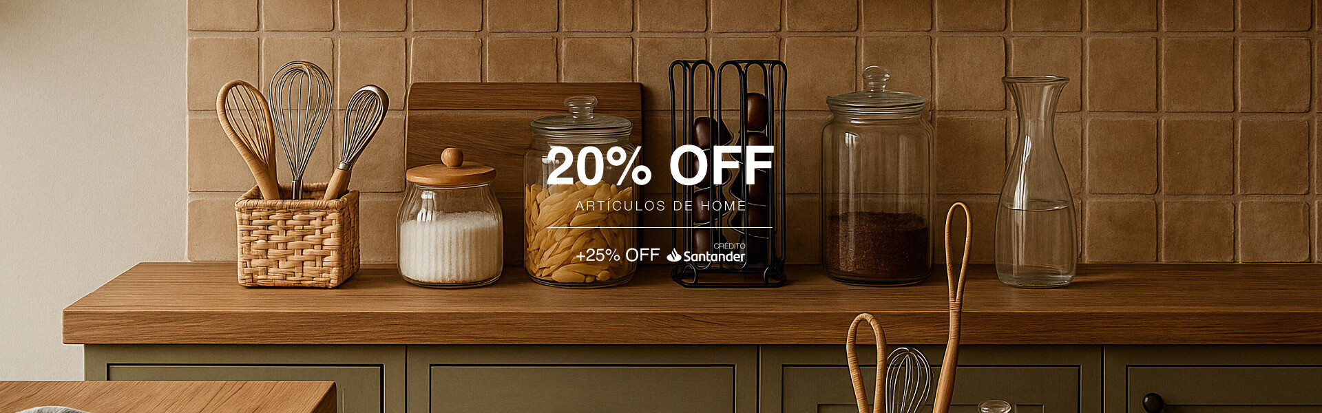 Día D 12/02 - Home LANDING 20% + 25% Extra Crédito Santander