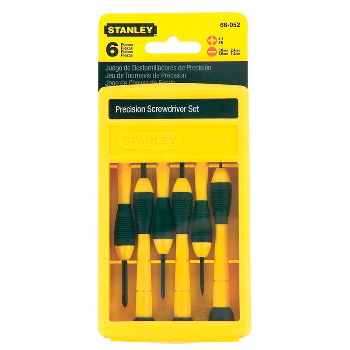 ESTUCHE DESTORNILLADORES PRECISION 6PZ STANLEY ++ - N/a 
