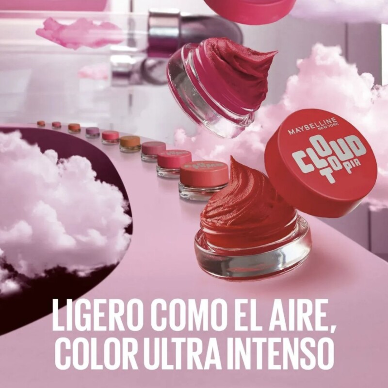 Rubor en Mousse Maybelline Cloudtopia 5g Divine Crimson