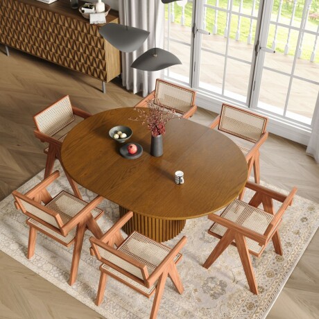 MESA DE COMEDOR VENTAGLIO BEIGE - CIRCULAR
