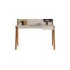 Escritorio Job - Cajón y Estante - Línea Manhattan Blanco