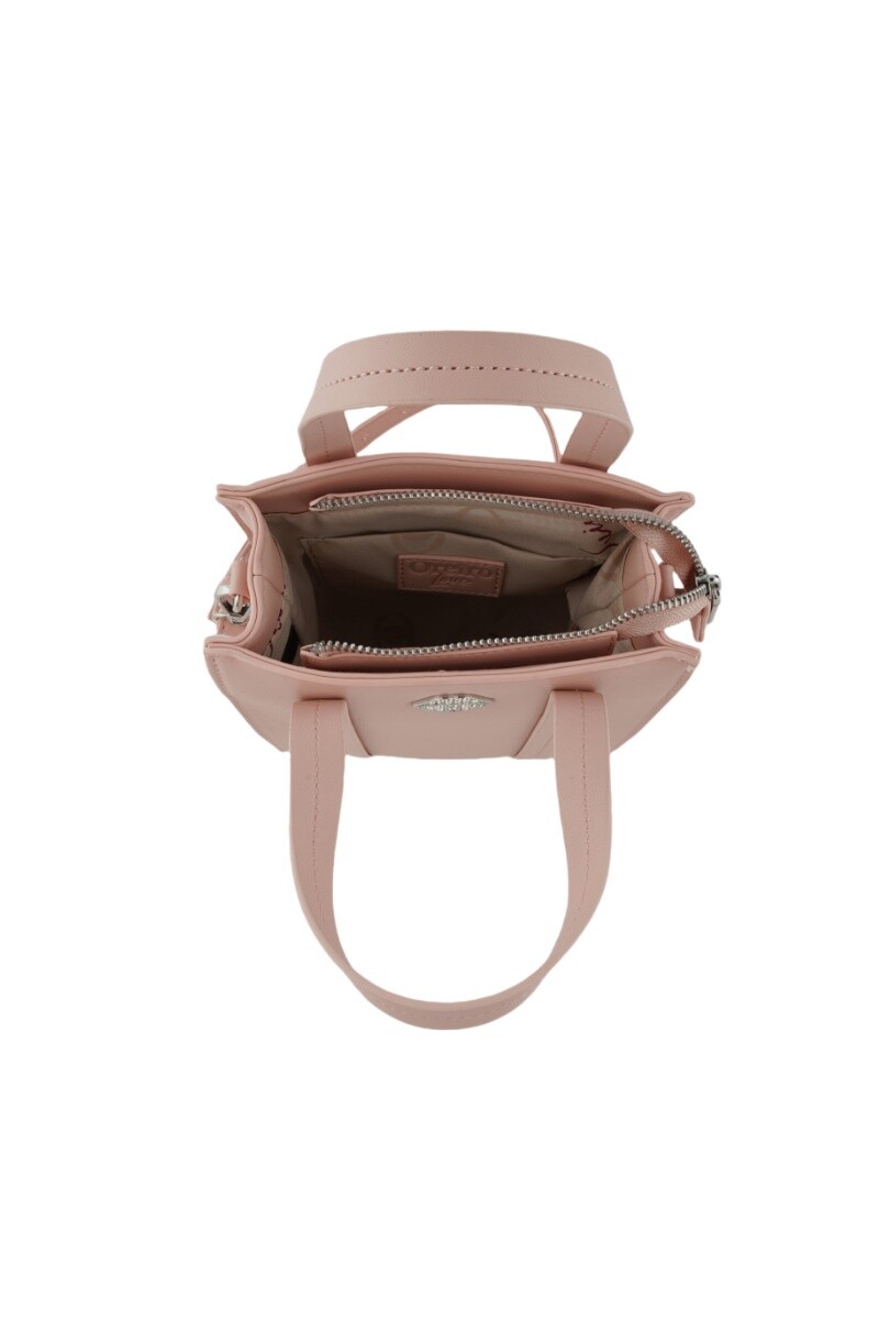 Cartera Las Oreiro Rosado