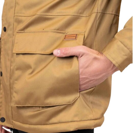 Campera Volcom Army Raglan - Beige Campera Volcom Army Raglan - Beige