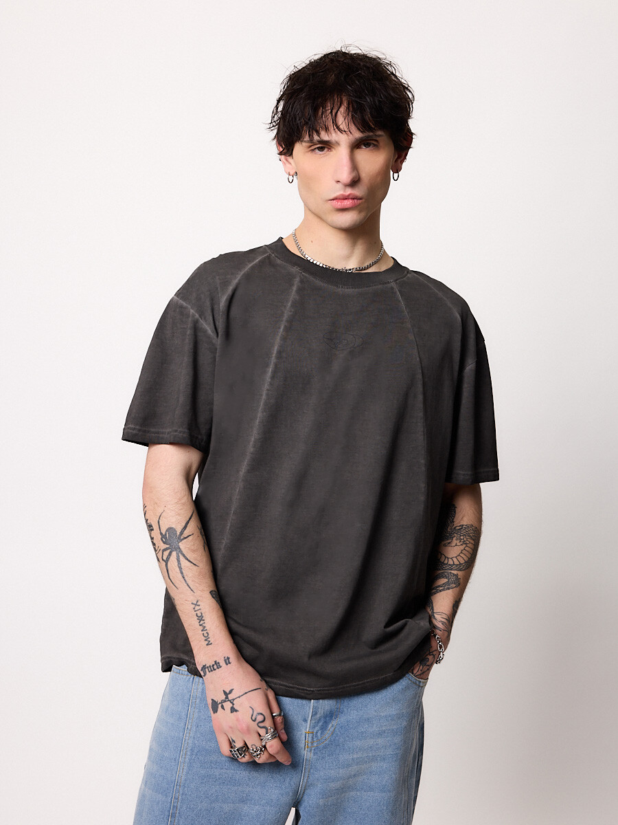 T-SHIRT M/C RILOK DIXIE Gris Oscuro