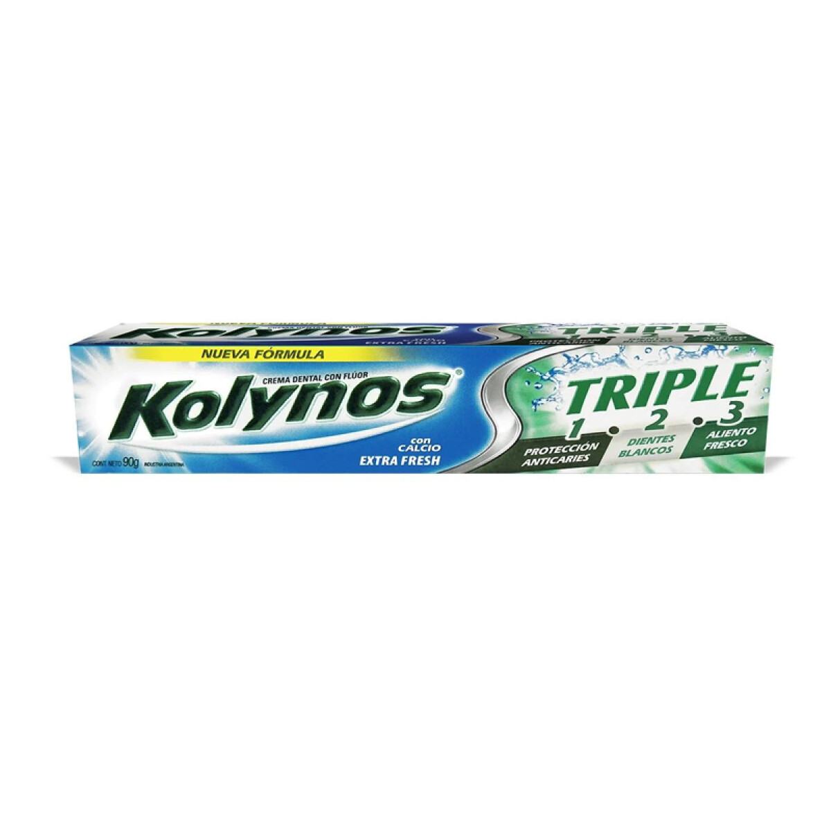 Crema Dental KOLYNOS Triple Frescura 90grs 