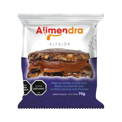 Alfajor de semillas y frutos secos clasico Alimendra Alfajor De Semillas Clasico