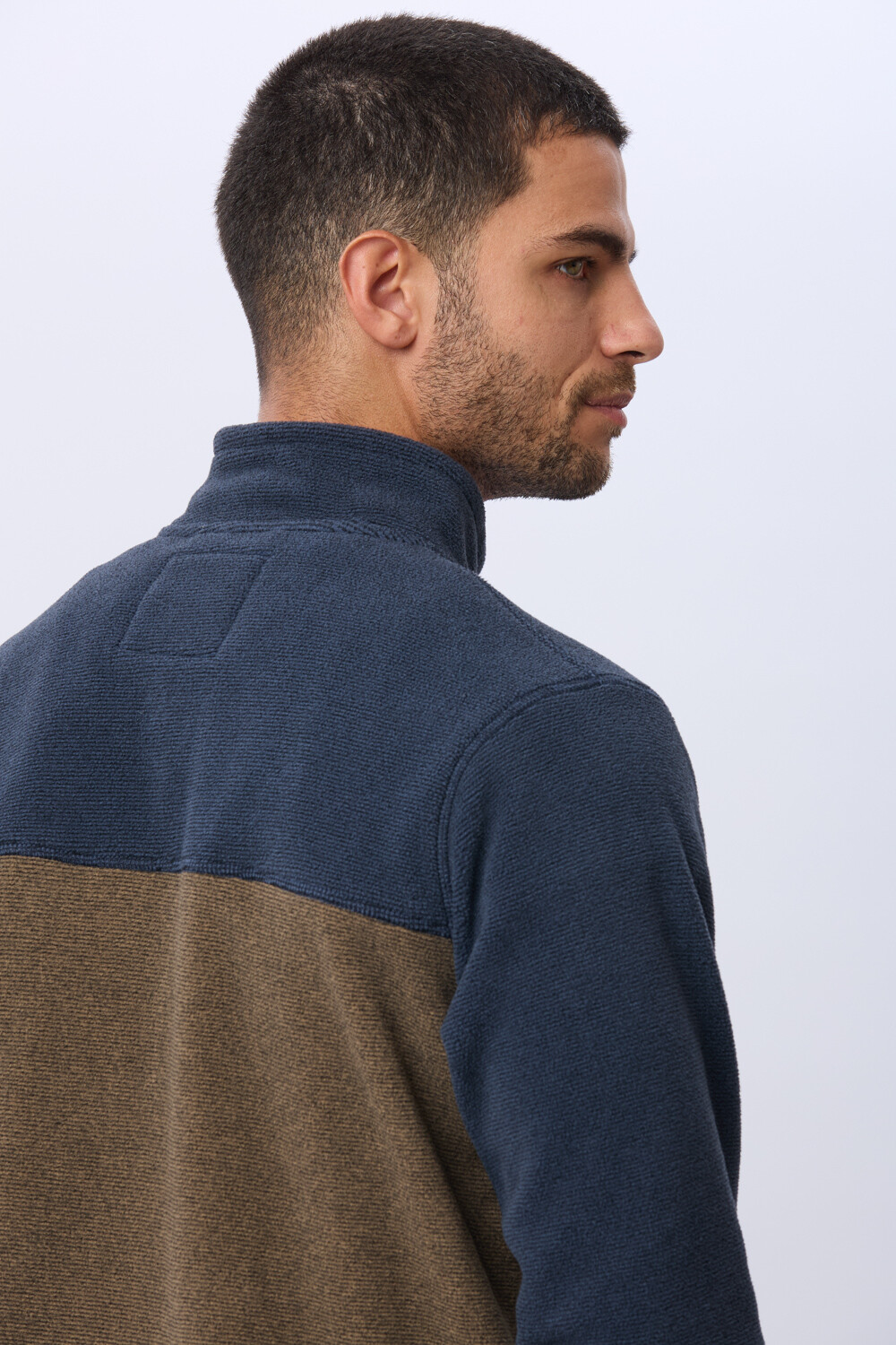 CAMPERA POLAR BICOLOR Beige