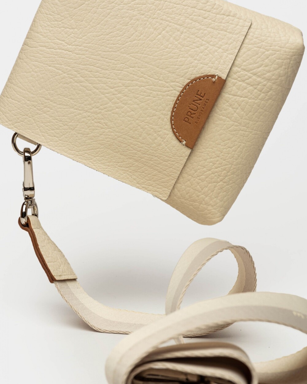 Mini bag Olivia en cuero graneado Cotton
