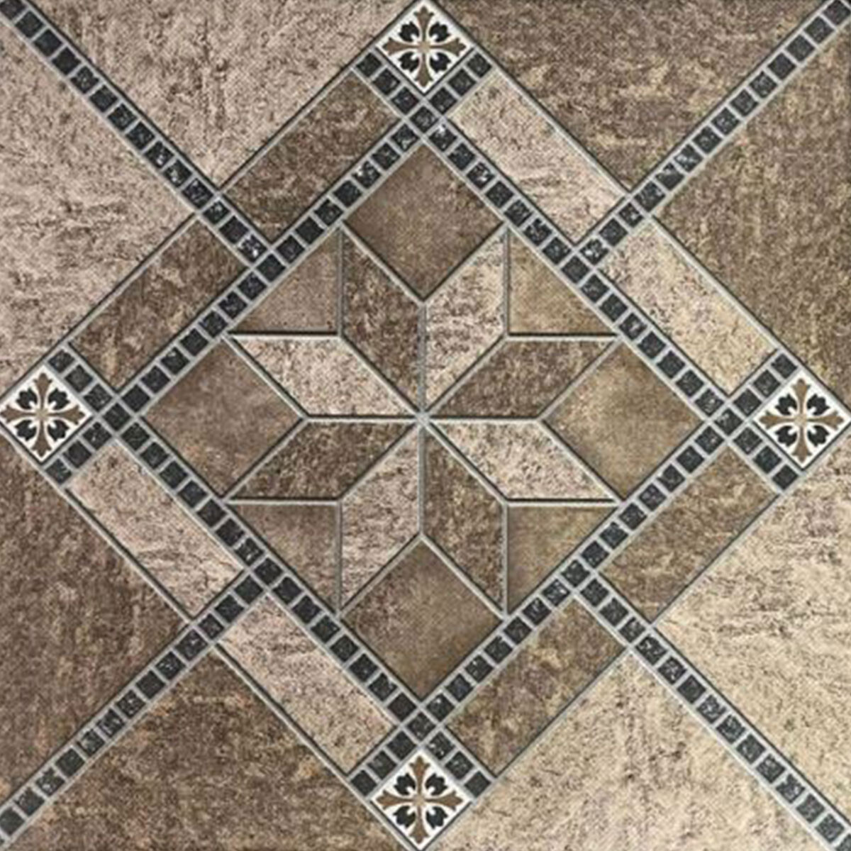 Cerámica 43X43Cm Antideslizante Exterior Con Diseño 
