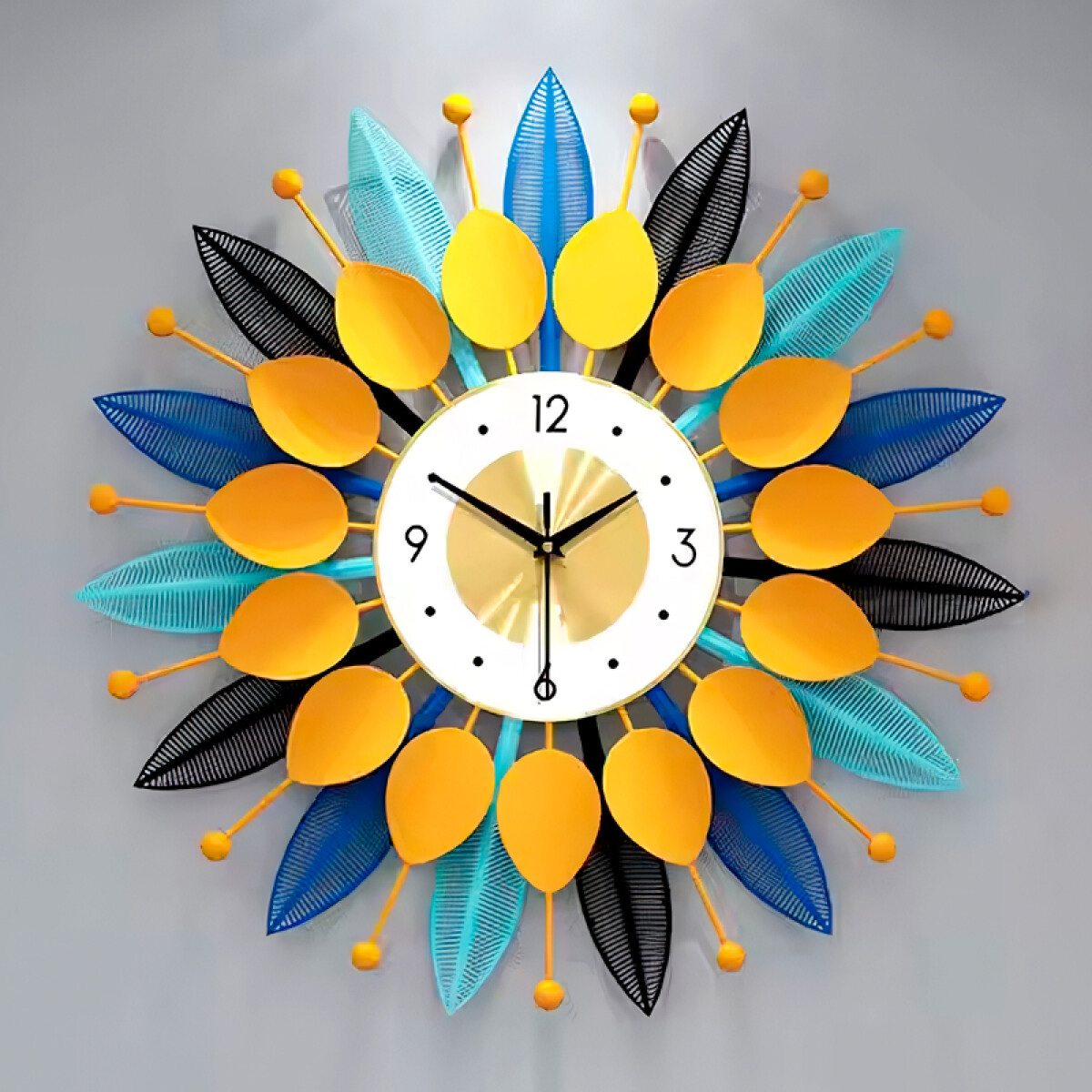 Reloj De Pared Flechas Azules 
