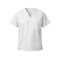 Casaca médico con spandex Blanco