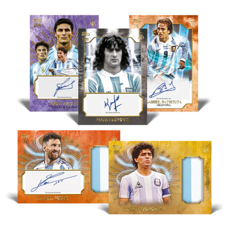 2025 Leyendas Argentinas Hobby Box - Contiene 5 tarjetas 2025 Leyendas Argentinas Hobby Box - Contiene 5 tarjetas