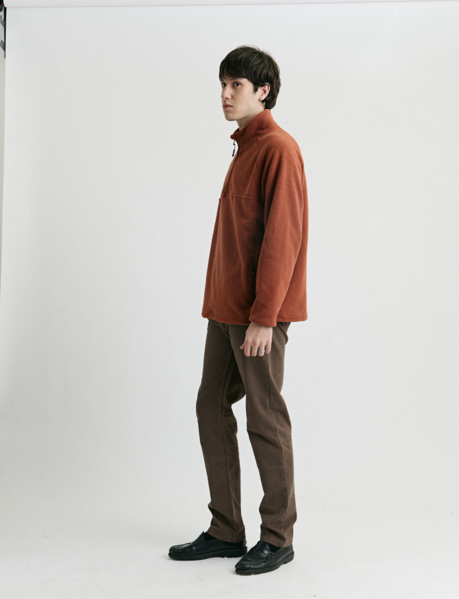 470565 SWEATER NAVIGATOR Ladrillo