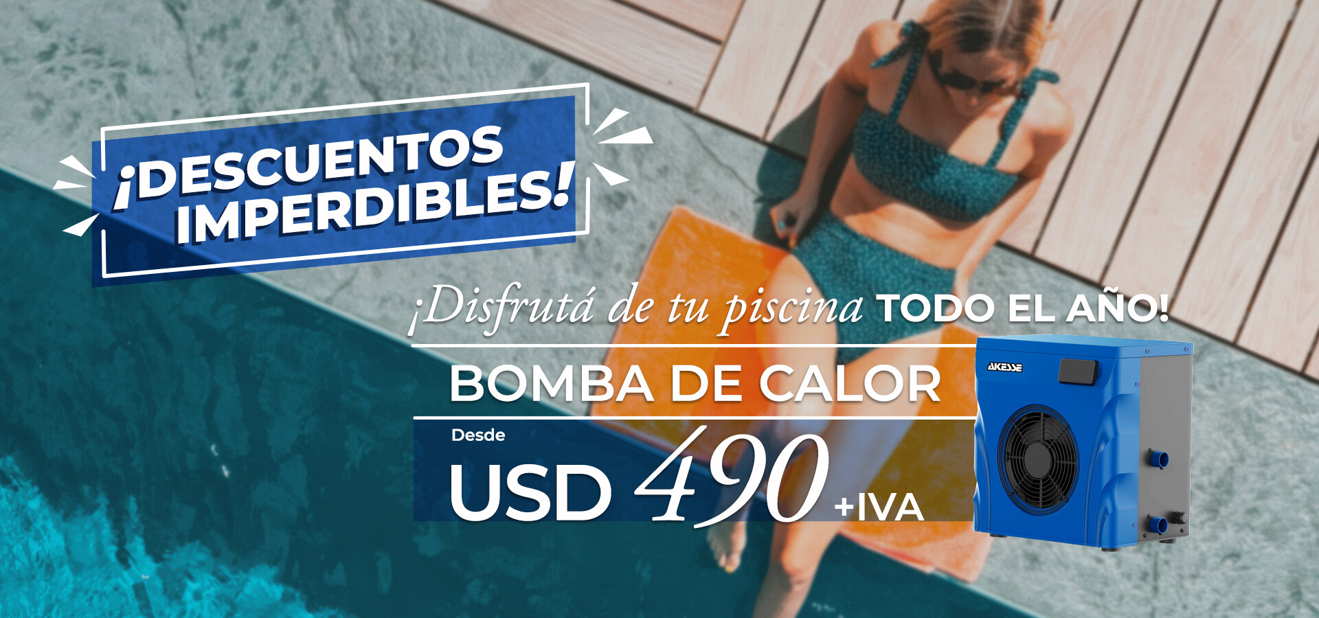 ¡DESCUENTOS IMPERDIBLES! Bomba de calor