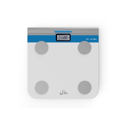 BALANZA DE BAÑO GAMA FIT ULTRA A PILAS Blanco