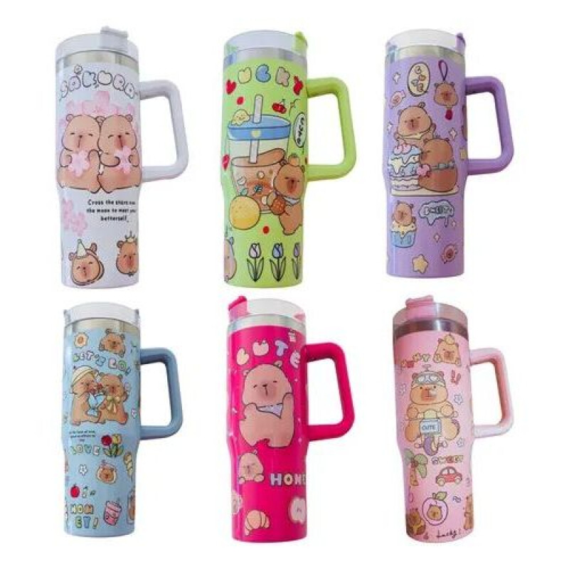 Vasos Capybara con sorbito Vasos Capybara Con Sorbito