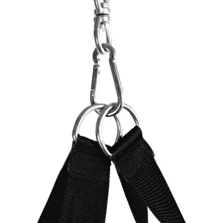 Bolsa Boxeo Everlast Profesional + Cadena Negro-Dorado2