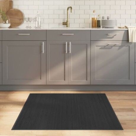 Alfombra de bambú Home Class 120x180cm Negro Alfombra de bambú Home Class 120x180cm Negro
