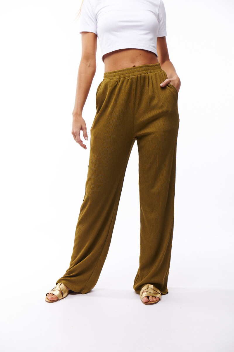 PANTALON ROMILDA VERDE OLIVA