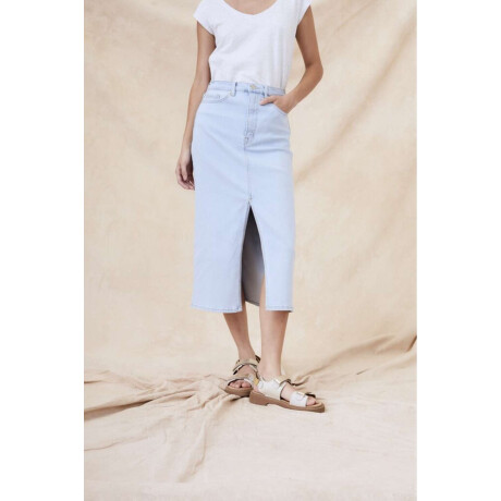 Falda Midi Jean