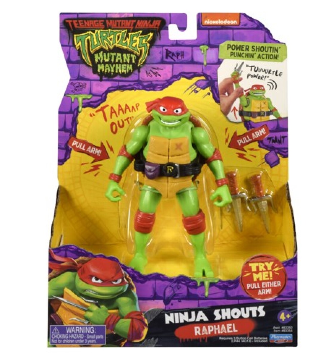 Figura Tortugas Ninja Deluxe - RAPHAEL 