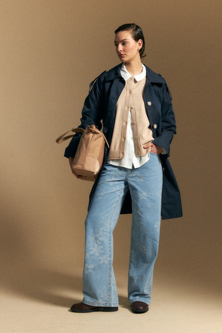 CARDIGAN JUSTIN Beige Melange