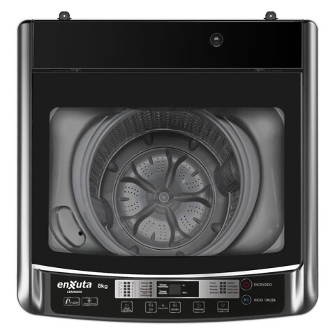 Lavarropa Automático Carga Superior 8 kg con Bomba y Tapa de Vidrio - China -- Enxuta -- LENX0850 Lavarropa Automático Carga Superior 8 kg con Bomba y Tapa de Vidrio - China -- Enxuta -- LENX0850