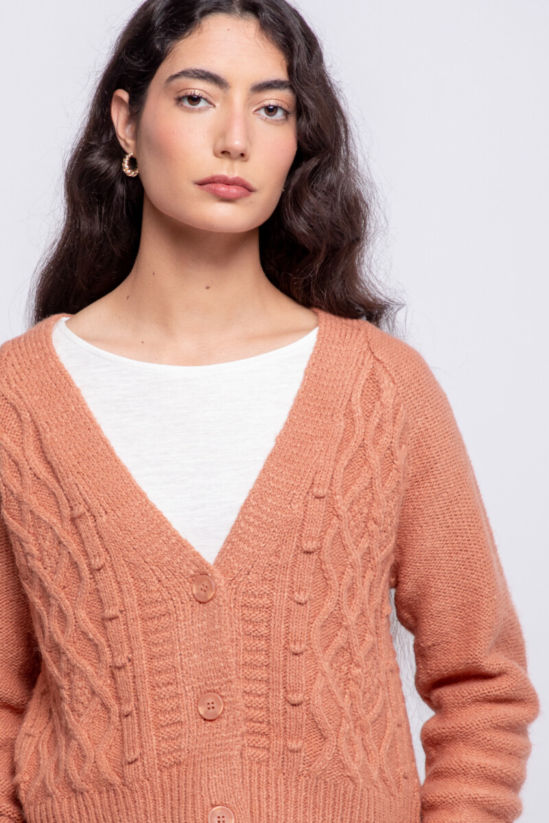 CARDIGAN MELODIA Siena Terroso