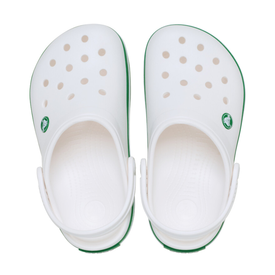 Crocs Crocband Clog T - Niños 1 a 5 años White/green Ivy