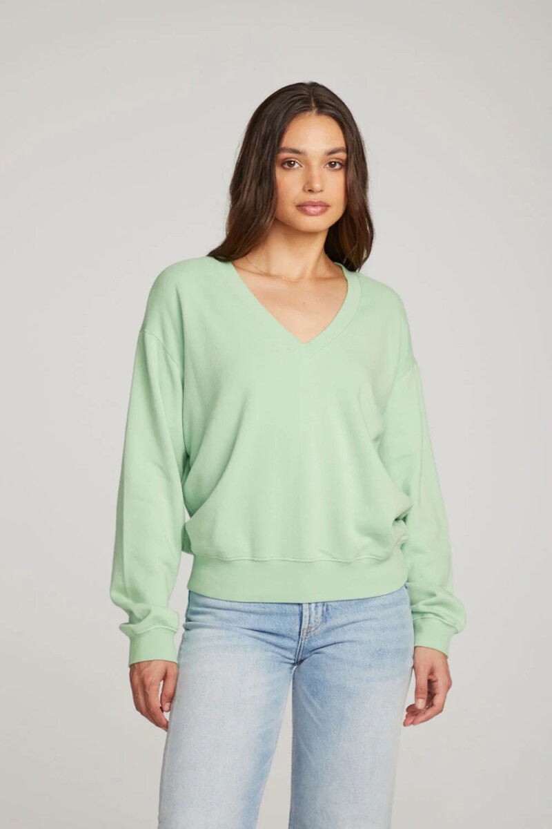 COTTON FLEECE POPPY PULLOVER 