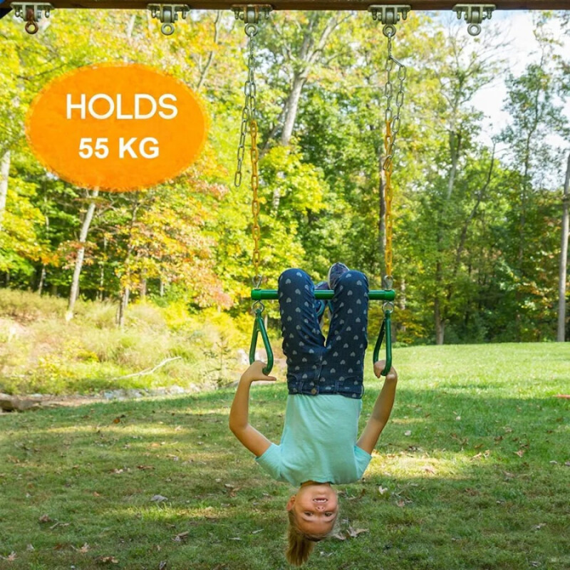 Hamaca Trapecio con Anillos Verde Hamaca Trapecio con Anillos Verde