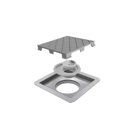 ELLEVE Rejilla cuadrada revestible 10x10 NOVII Elleve Rejilla Cuadrada Revestible 10x10 Novii