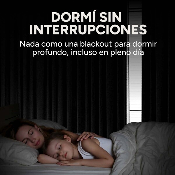 Cortina Blackout 100% Engomada Termica Set 2 Paños Tipo Lino Variante Color Gris Oscuro