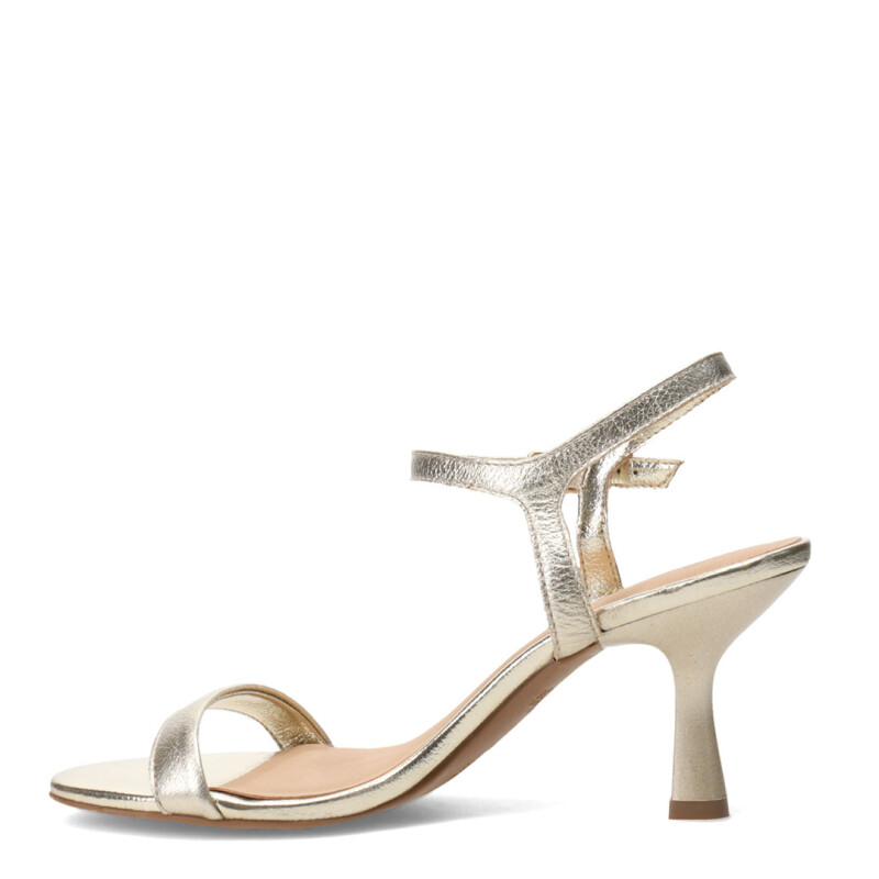Sandalias de Mujer Bottero Taco Dorado