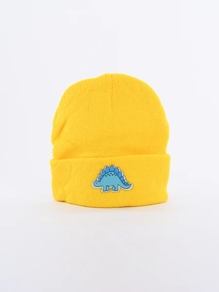 GORRO PARCHE FUN AMARILLO